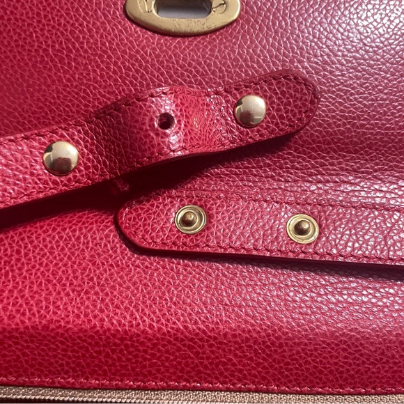 Vintage Coach Madison Biltmore Italy 4417 Top Handle Red. - Picture 6 of 16